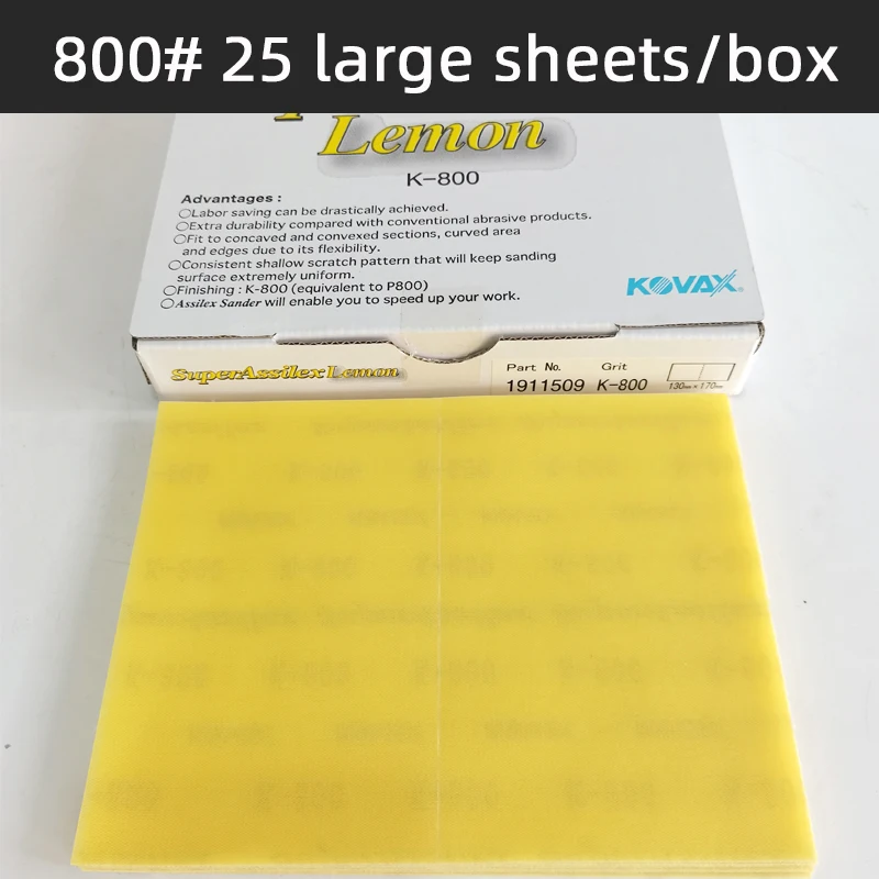 일본산 KOVAX 사포, 240-3000 그릿 미세 연마지, 자동차 퍼티 연마 스프레이 페인트 표면 광택 수리 도구
