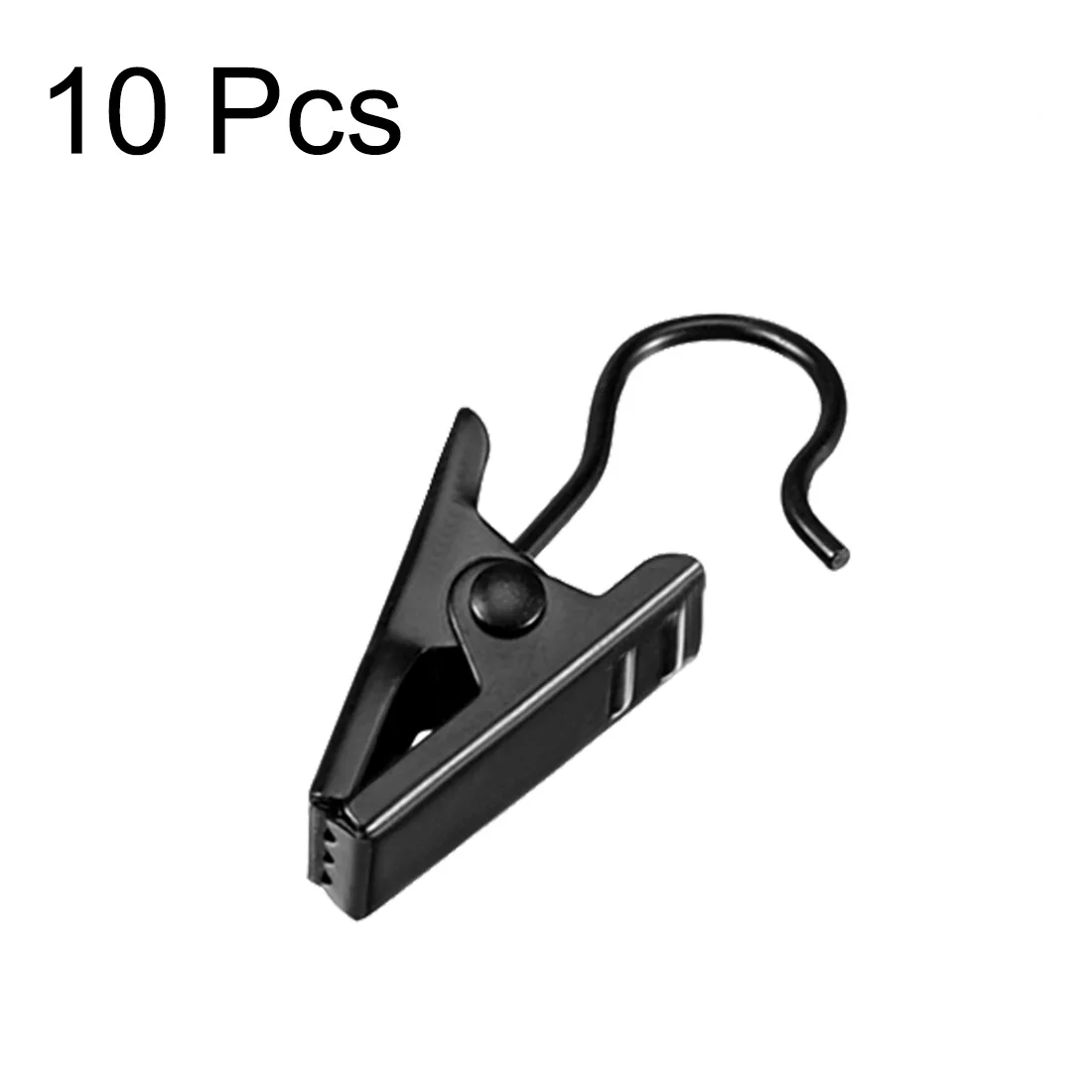 10-30pcs Metal Sturdy Durable Window Curtain Hook Clips Home Window Accessories Iron Drapery Hook Clamps Curtain Clips Holder