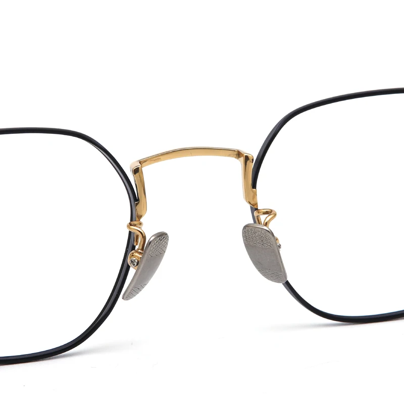 Muzz Women's Full Rim Polygon Square Titanium Eyeglasses 7