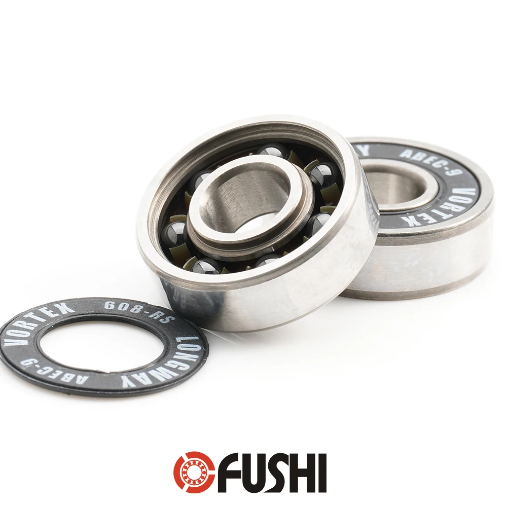 608 2rs Hybrid Keramik Lager ABEC-9 ( 8 Stück) 8x22x7mm Skateboard Spinner Keramik Nitrid Pro Serie 608rs si3n4 Kugellager – Detail 23