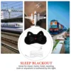 Heating Mask Temperature Control Eye Sleep Patch Blindfold Facial Soft Sleeping Crystal Velvet Train Air Permeable 4