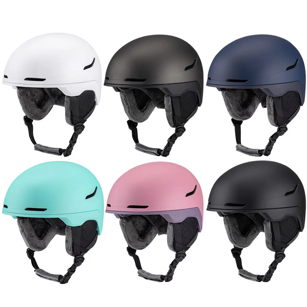 

Winter Ski Helmet Professional Snowboard Helmet Shockproof Ski Warm Helmet Adjustable PC EPS Soft for Outdoor Snow Sports