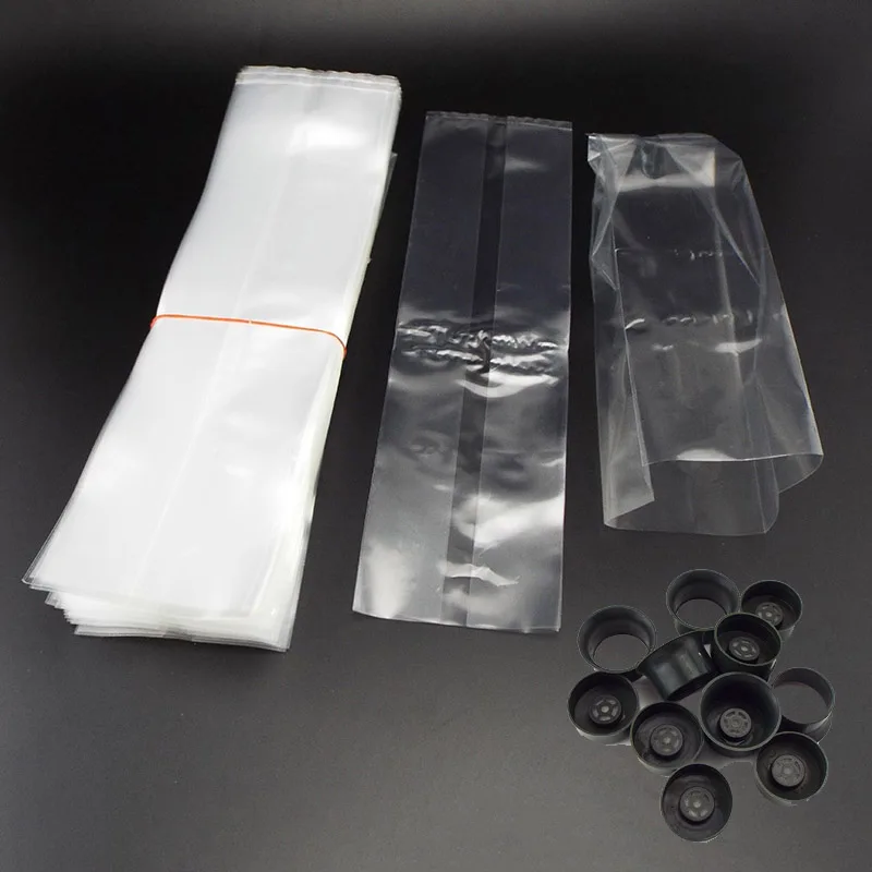 

3 Sizes PVC Mushroom Spawn Grow Bag Substrate High Temp Pre Sealable Garden Supplies Growing Planting Bags Tool K5