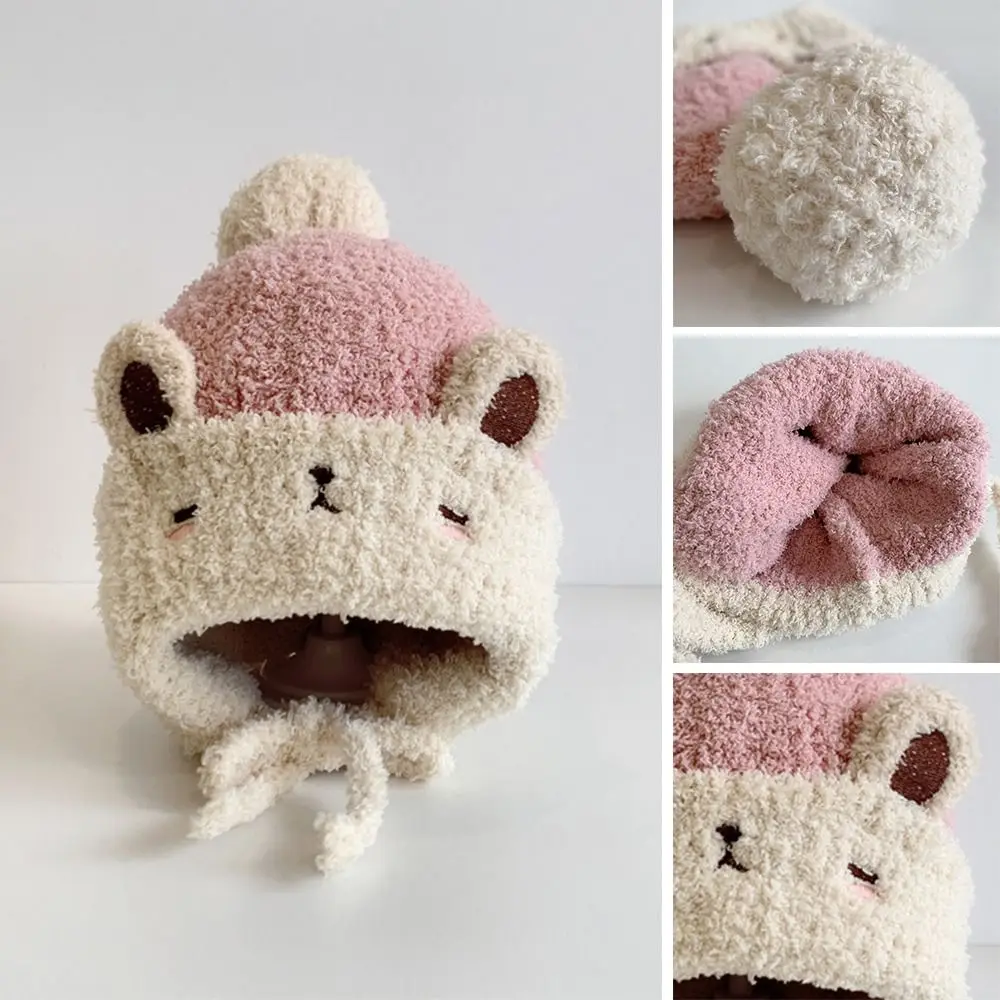 

Милая непродуваемая шапка HEALLOR с ушками кролика для защиты ушей от холода, осенне-зимняя детская шапка