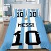 Boy Girl Bedroom Decoration Children Single Double Large Size-M-messis Duvet Cover Pillowcase Bedding Set Football Star  Adult 1