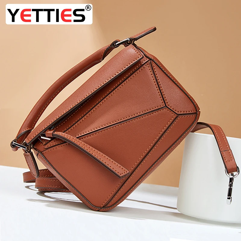 bags for Women's 2020 branded handbag Genuine Leather Mini Shoulder bag female luxury copy Pillow Bag small commuter | Багаж и сумки