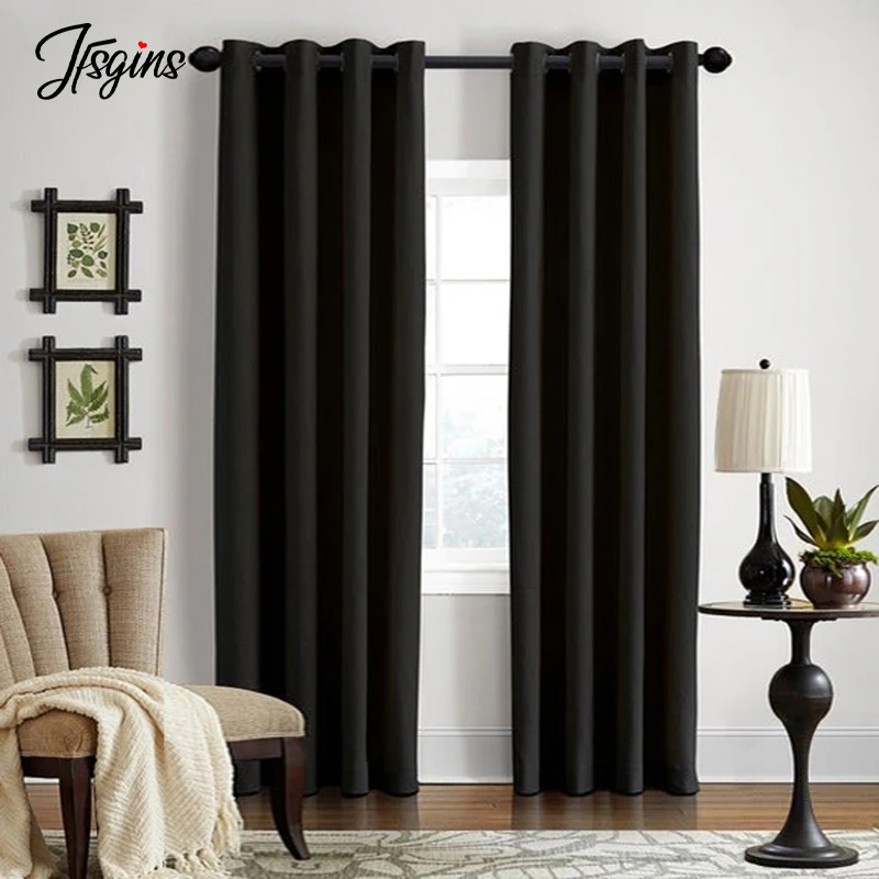 Black Curtains Bedroom Window Black Curtains Hall Blackout Curtains