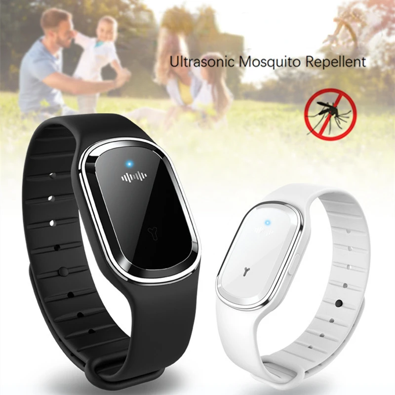 

Ultrasonic Waterproof Mosquitoes Repeller Bracelet Anti Mosquitoes Bite Wristband Smart Prevent Mosquitoes Wrist Watch Bracelet