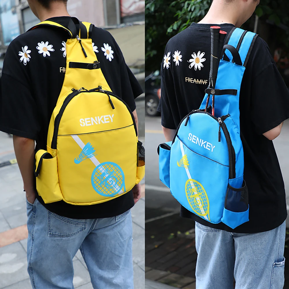 

Tennis Racket Bag Backpack Double Shoulder Sport Outdoor Gym Training Oxford Cloth Badminton Racquet Bag