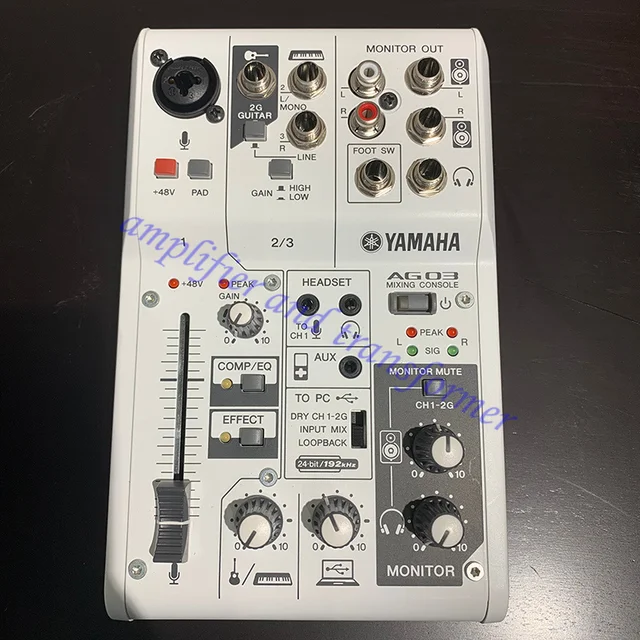 Yamaha AG03 AG06 Live/K song/recording/dubbing/game/guitar playing and  singing sound card mixer - AliExpress