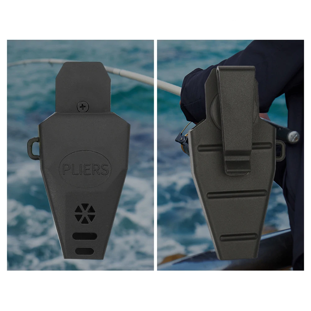 Cover Luya Pliers Sleeve Storage Box Portable Quick Belt Clip Black Buckle Fishing Tool Holder Multifunctional Plastic