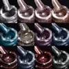 YOKEFELLOW Cat Eyes Gel Nail Polish 10ML Semi permanent Gel Varnishes with Ultra-sparkly Coarse Reflective magnetic powder 1