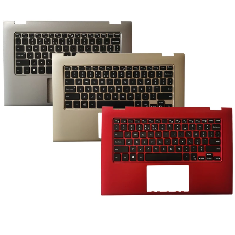 Teclado do Portátil para Dell Inspiron Novo Eua Tailandês 13 7000 7347 7348 7359 0t7ry5 07twtx 0ch35f 0vvf7 Tampa Superior do Palmrest