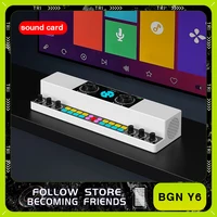 Original BGN Y6001 Live Sound Card Audio Singing Live Integrated Machine Host Singing Equipment Wireless Bluetooth Speaker 1