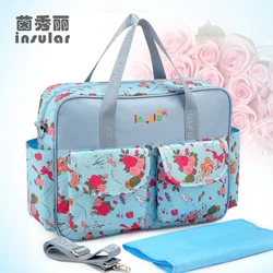 Sac à couches grande capacité pour maman, à bandoulière, fourre tout pour les soins de bébé et les voyages 