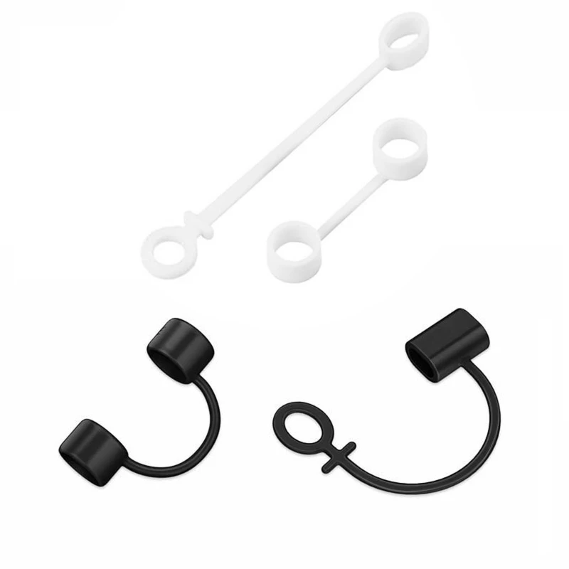 2 Manchons Silicone Anti-Perte Pour Câble De Charge - Adaptateur Pour USB Et Crayon
