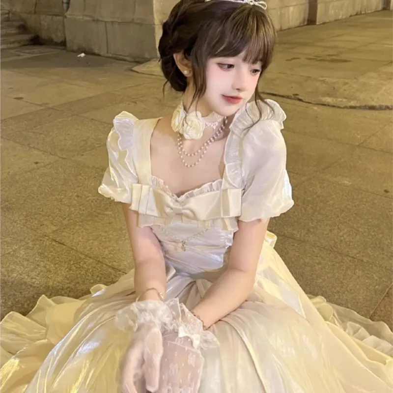 

Generate Color Flower Wedding Dress Lolita Sweet Elegant Birthday