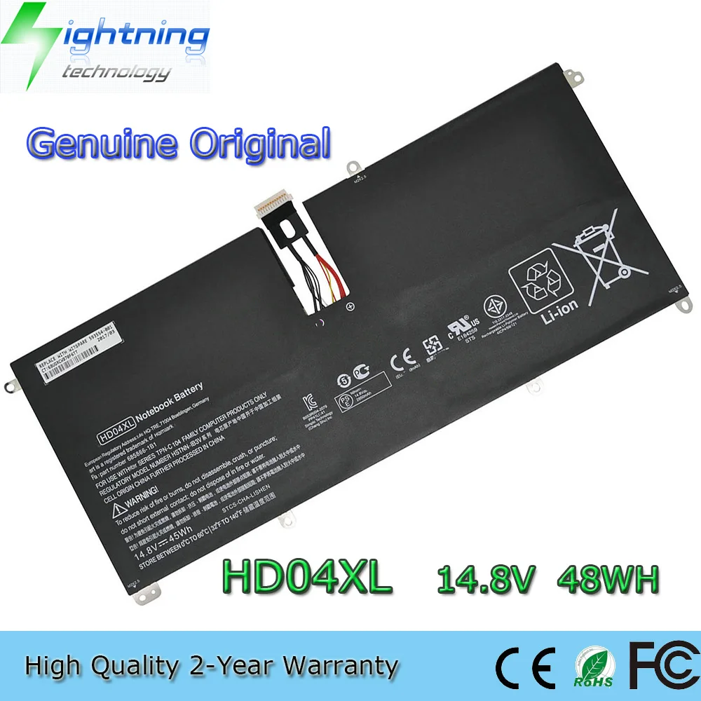 

Новый оригинальный HD04XL 14,8 в 48 Втч Аккумулятор для ноутбука HP Envy XT 13-2000eg 13-2021tu 13-2113TU 13-2120tu