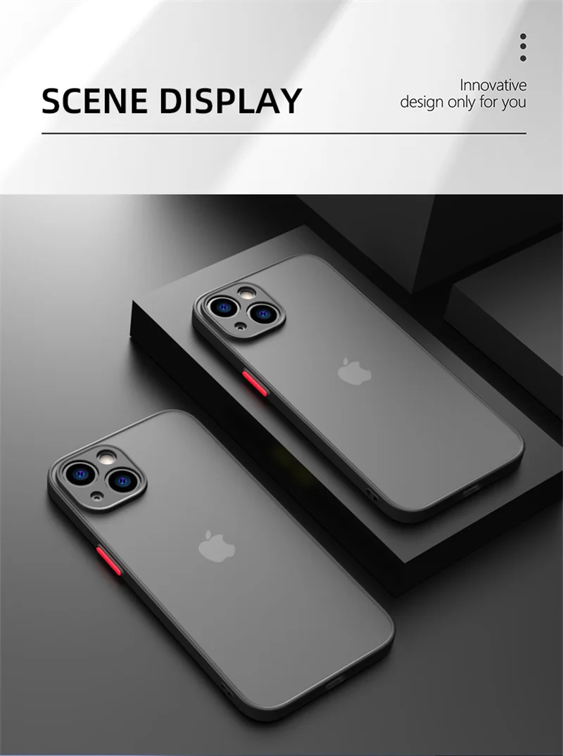 Enhanced Shockproof Armor Bumper Phone Case - Silicone Hard Protective Cover