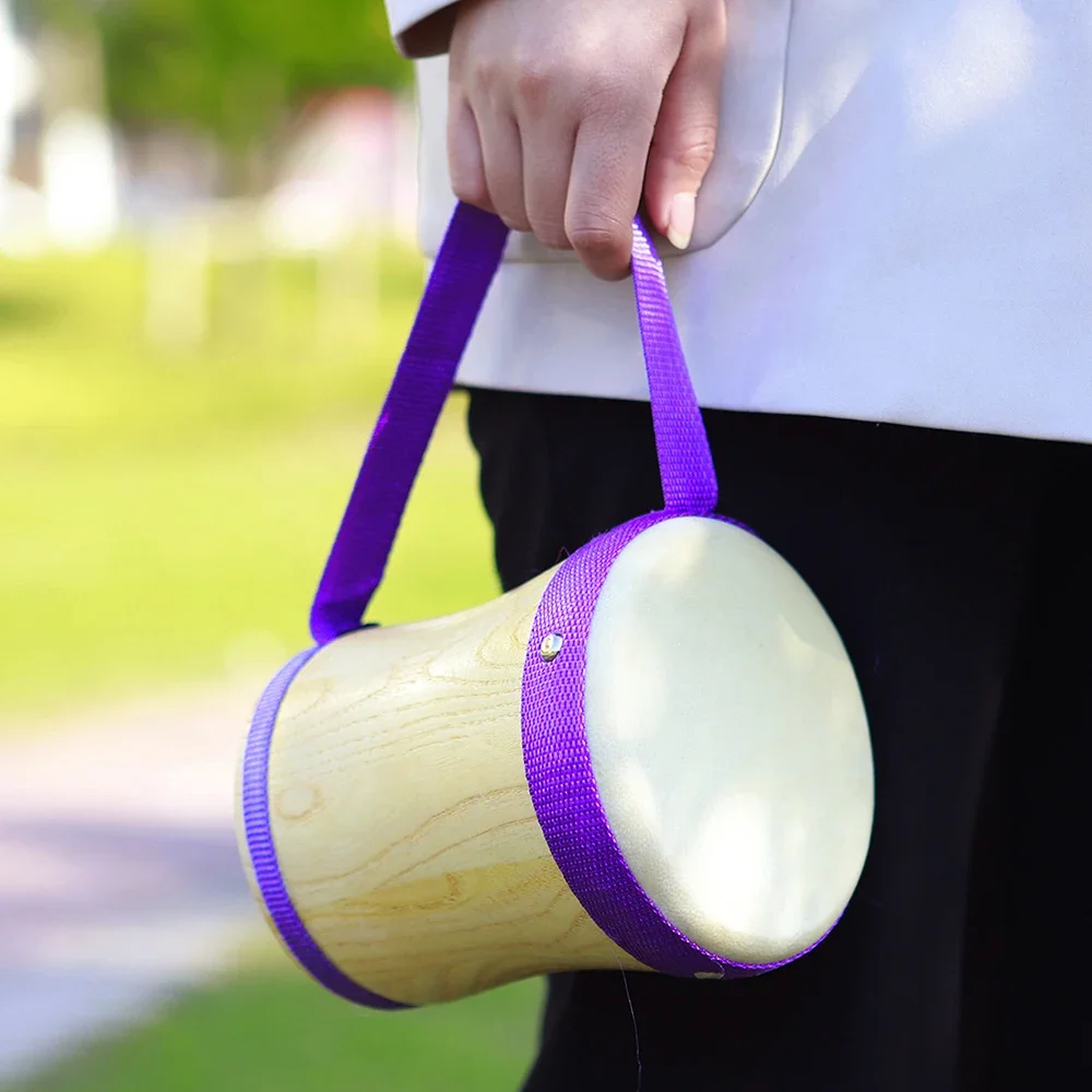 Indian Drum wooden Hand Drum Percussion Instrument Tambourine for Children Musical Toy Gift 5 Inch Drums