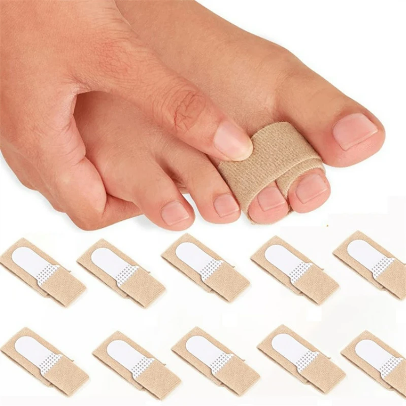 

Toe Finger Straightener Hammer Toe Tape Hallux Valgus Corrector Bandage Toe Separator Splint Wraps Foot Care Supplies New