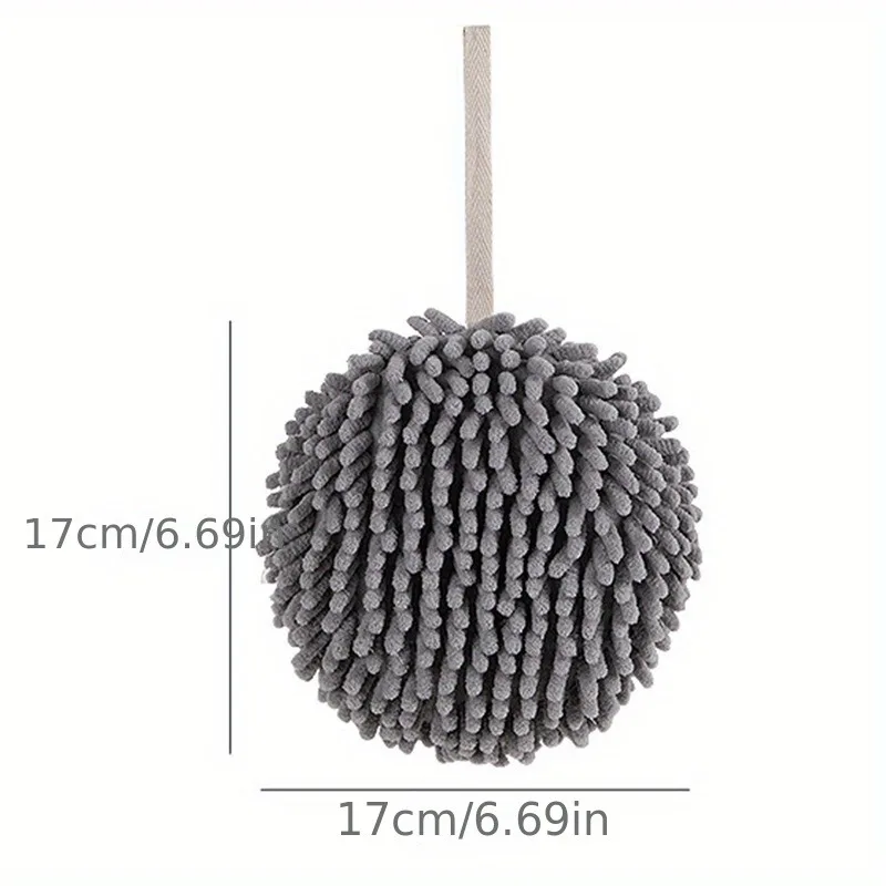 Chenille Hand Towels Kitchen Bathroom Towel Ball With Hanging Loops Quick Dry Soft Absorbent Microfiber Eid Al-Adha Mubarak hand towels