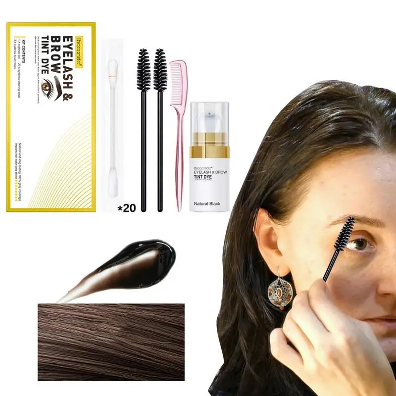 

New Eyelash Dye Eyebrow Dye Tint Professional Natural Long-lasting Brow Tools Brow Beauty DIY Makeup Kit