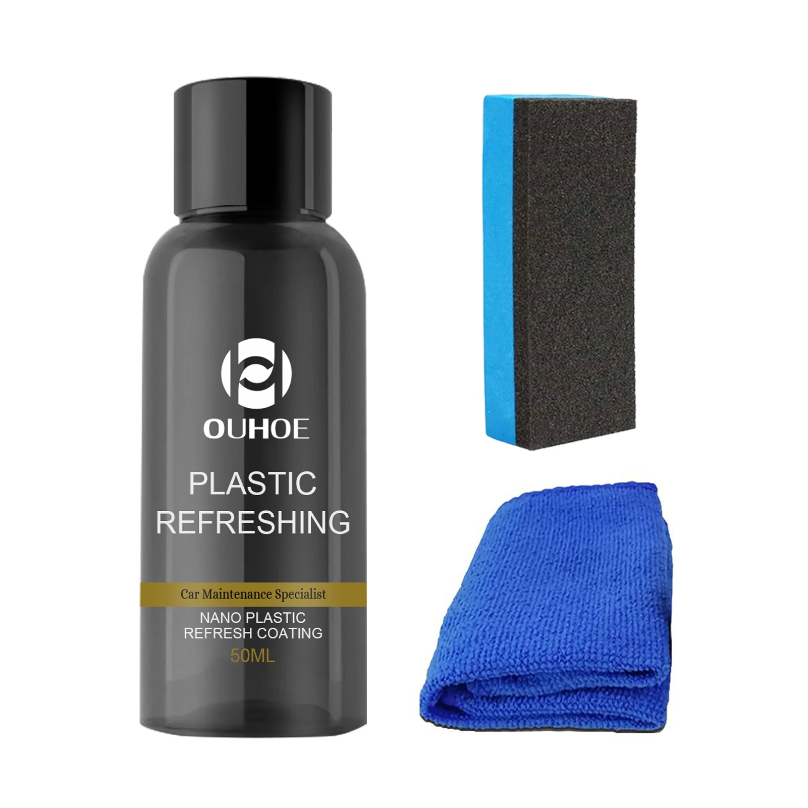 Ouhoe Plastic Refreshing, 2023 New Plastic Refreshing, Car Plastic Plating  Refurbishing Agent, for Car Quick Restorer (3 Set,50ml) (3) : :  Automotive