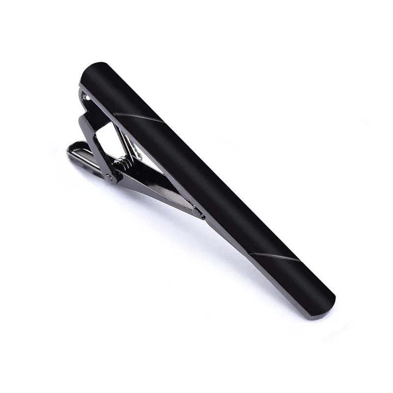 Elegant Metal Copper Tie Clip for Men - Colorful Necktie Bar Clasp