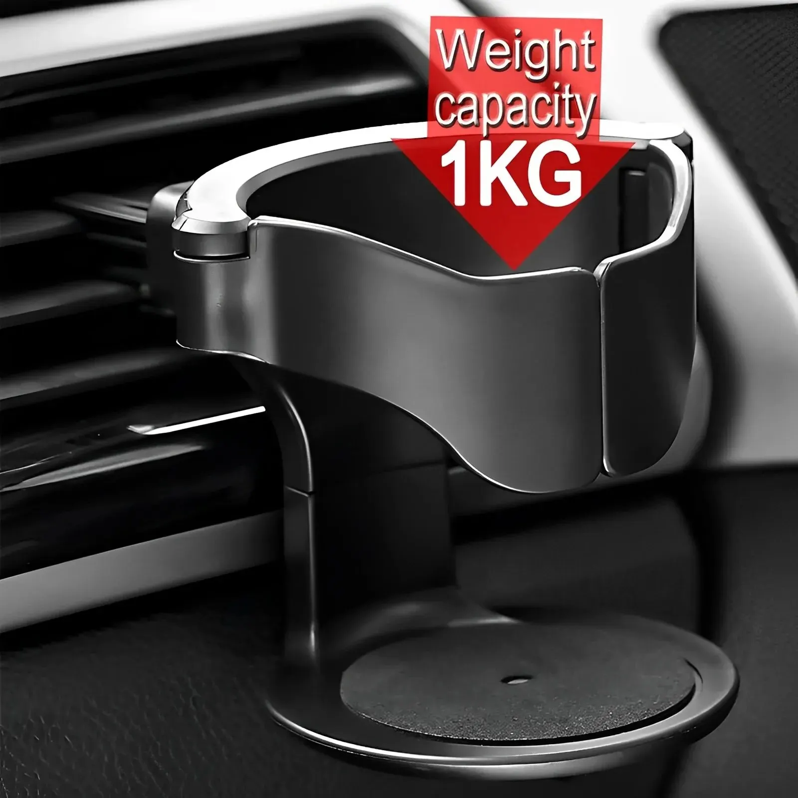 Drink Cup Holder Car Air Vent for Water Bottles & Ashtray Multifunctional Car Coffee Cup Holder