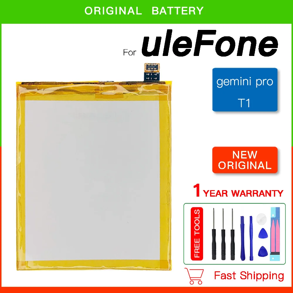 Originale Ulefone Gemini Pro & T1 Sostituzione 3680Mah Parti Batteria Di Backup Per Ulefone T1 Smart Phone + Strumenti Gratuiti Numero Di Tracciamento