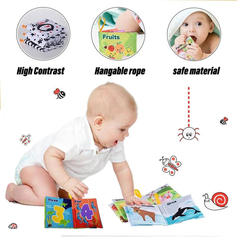 Soft Baby Fabric Book Image 3