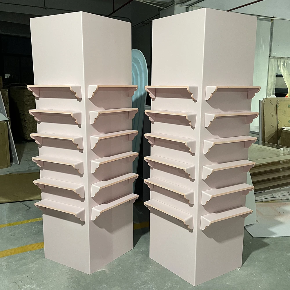 Espositore Da Parete In Vetro Champagne Prosecco Acrilico Rosa Espositore Per Tazza Di Champagne Da Sposa