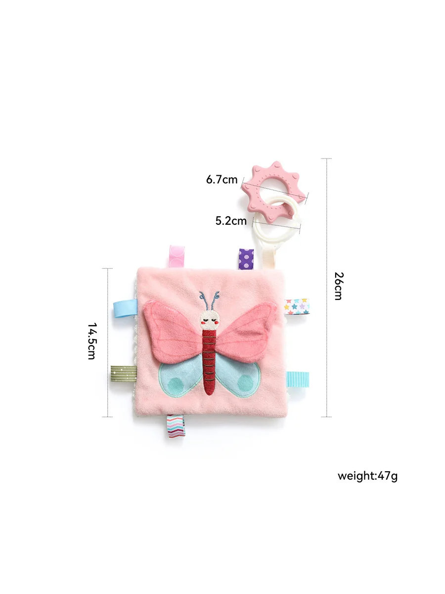 Weiche Babybücher 3D Touch & Feel Hochkontrast-Stoffbuch Sensorisches Frühlernspielzeug für Kinderwagen Geschenke für Säuglinge und Kleinkinder 0-12 Monate – Detail 8