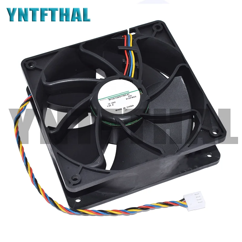 

W12E12BS11B5-07 12038 12V 1.65A 120*120*38MM 4 Wires S7 S9 Fan 4wire PMW 6000RPM Cooling Fan