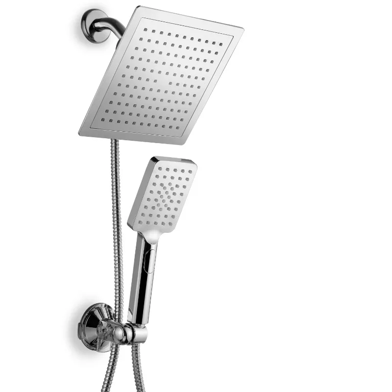 dreamspa-chlore-a-effet-pluie-carre-ultra-luxueux-chrome-controle-par-poussee-determination-de-la-douche-et-du-mur-a-faible-portee-9-po