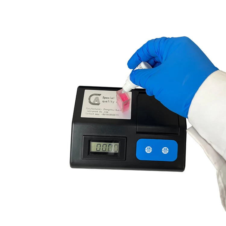 

Portable water quality chlorine residu tester High-precision 0-2.50mg/L residual chlorine analyzer OEM