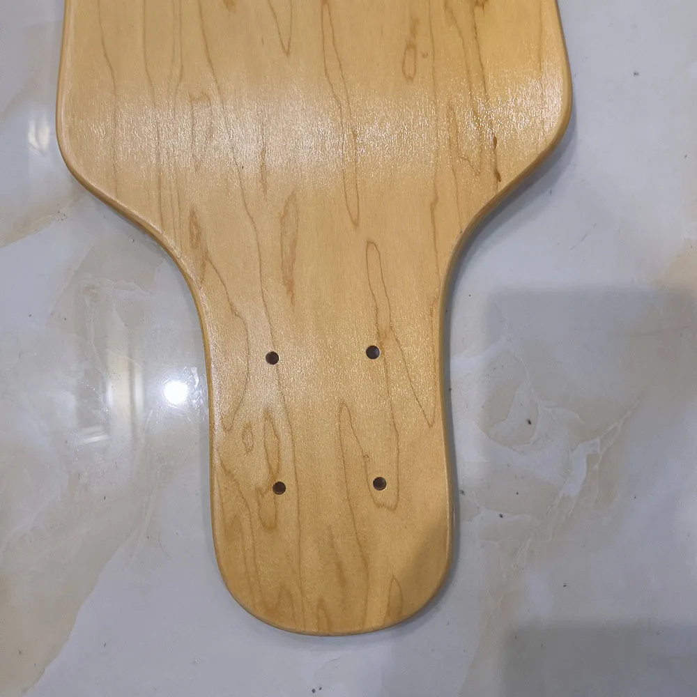 81CM 소형 롱보드 블랭크 데크 메이플 우드 롱보드 데크 스케이트보드 부품 DIY 크루저 롱보드 데크 부품