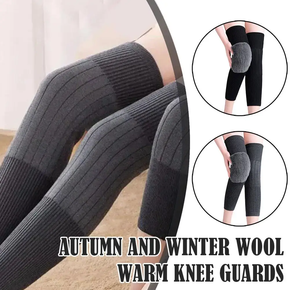 Cashmere Knee Protection For Men And Women Autumn And Winter Wool Insulation Old Cold Leg Joint Anti Cold Inflammation R4A9 short wool coat men s double breasted neck protection thickened liner for warmth british trend autumn and winter new coat