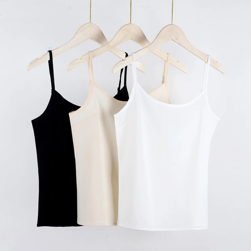 

Summer Women Camisoles Crop Top Sleeveless Shirt Lady Bralette Tops Strap Home Sleepwear Camisole Base Vest Tops fit for 35-70kg