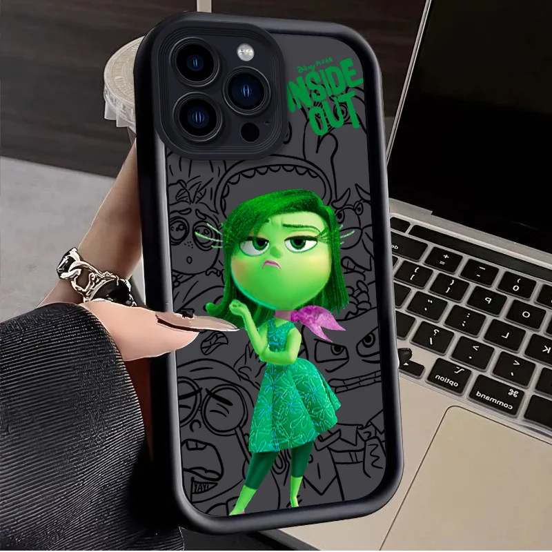 thumbnail image 1 of Disney Inside Out 2 Funda de teléfono para iPhone 15 14 13 12 11 Pro Max XS X XR 8 7 6S 6 Plus SE 2020 Funda de silicona a prueba de golpes, 1 of 5
