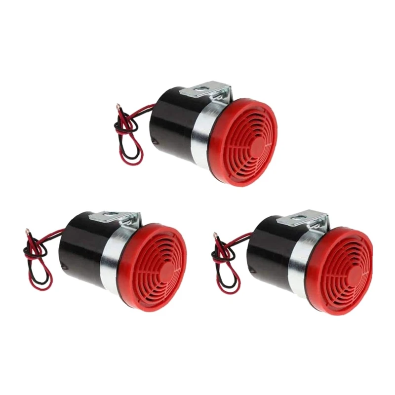 3Pcs Car Reverse Horn 12-24V 105Db Allarme Di Retromarcia Corno Sirena Beeper Reverse Beeper Buzzer Sirena Alert