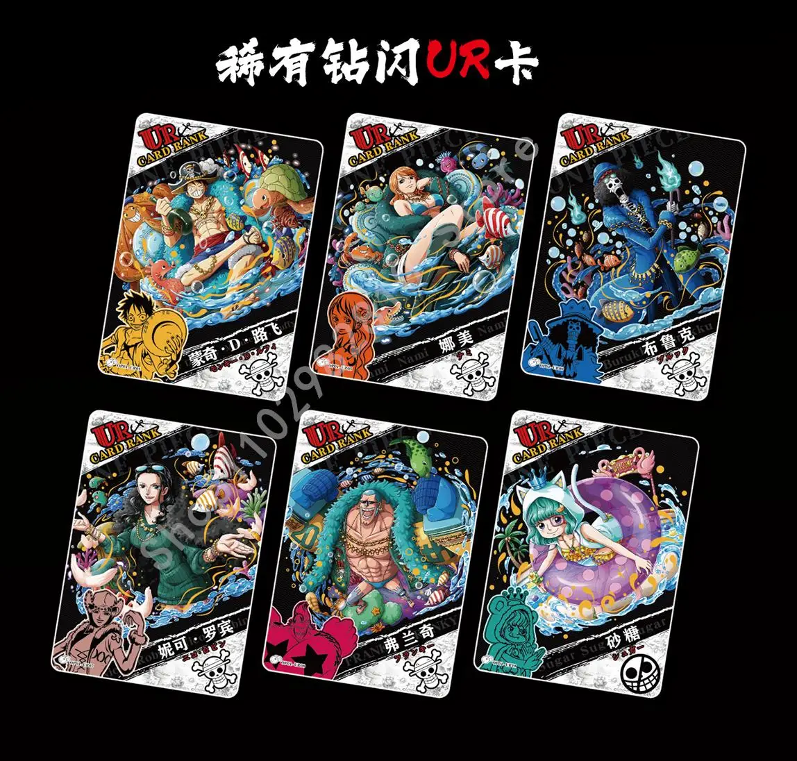 2023 New Japanese Anime One Piece Rare Cards Box Luffy Zoro Nami
