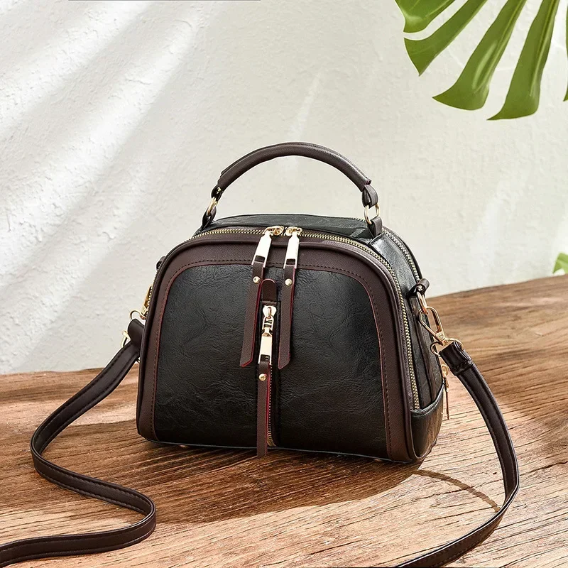 Shoulder Messenger Bag Ladies Pu Leather Shell Bag Luxury Alligator Pattern Women's Handbag Fashion Designer Bolsas Feminina