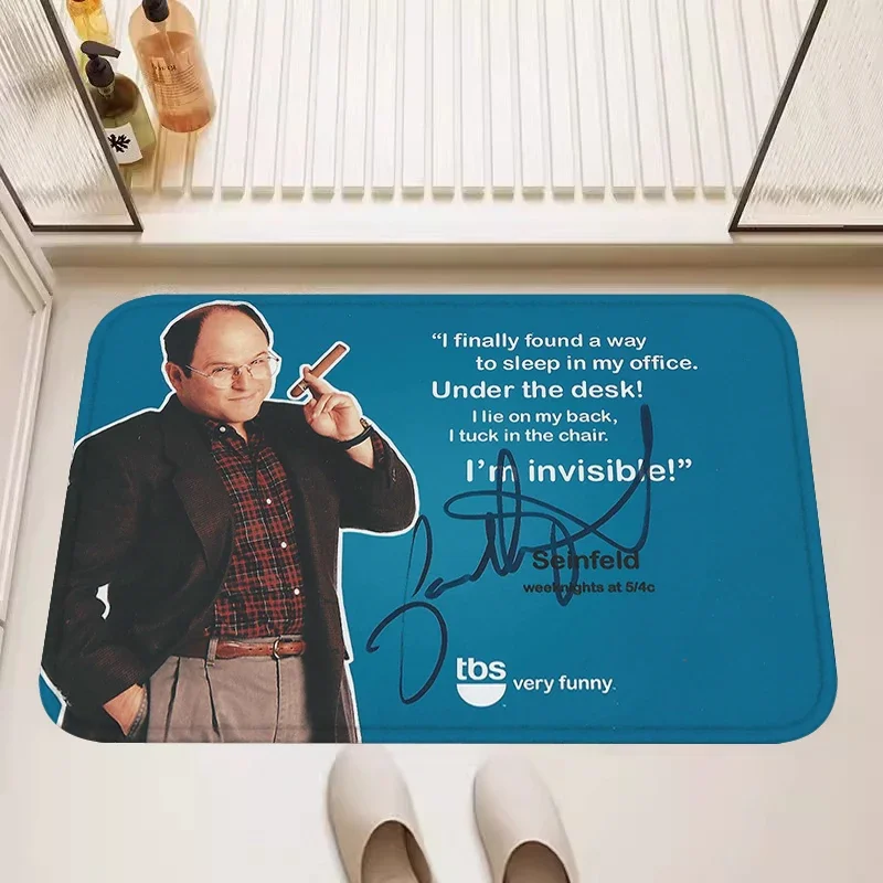 

Seinfeld Rug for Bed Room Mats Bathroom Floor Mat Entrance Carpet Carpets Custom Home Rugs Bath Foot Kitchen Prayer Door Doormat