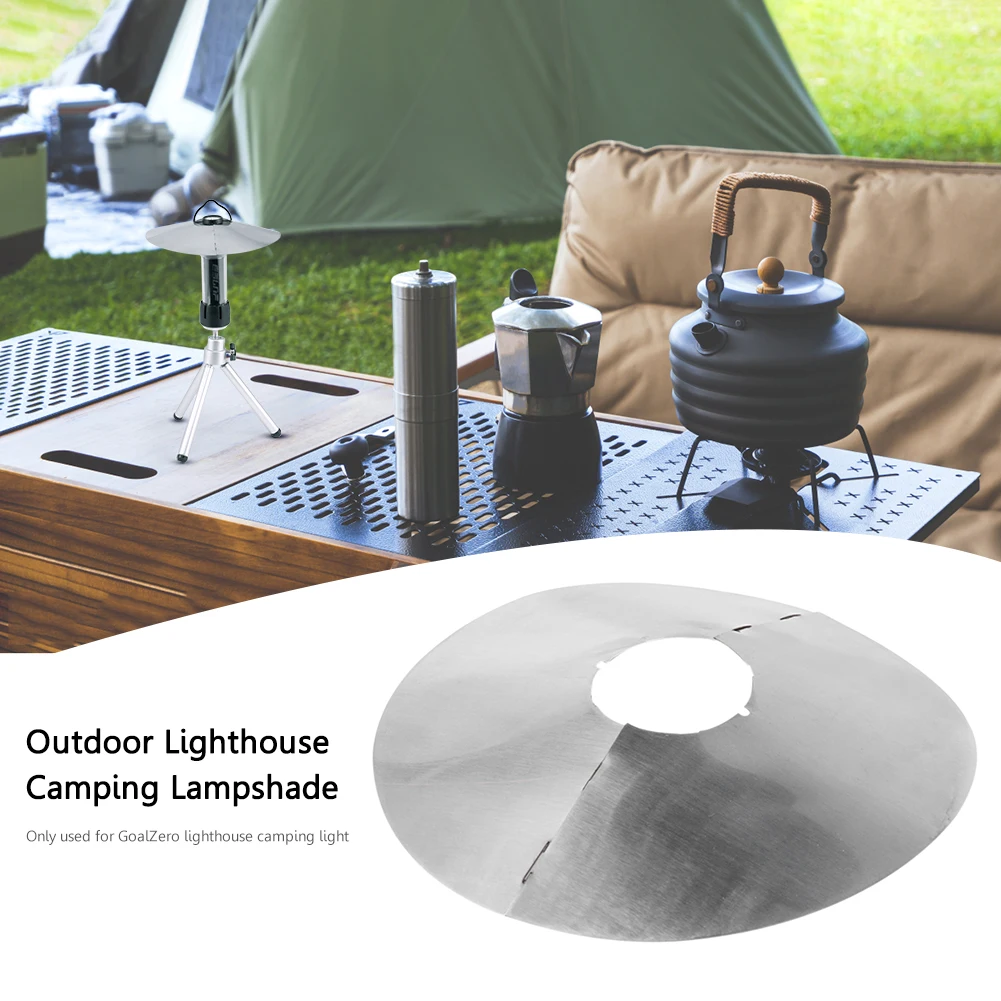 Stainless Steel Camping Lamp Shades Detachable Lighthouse Lamp Shade Outdoor Hiking Picnic
