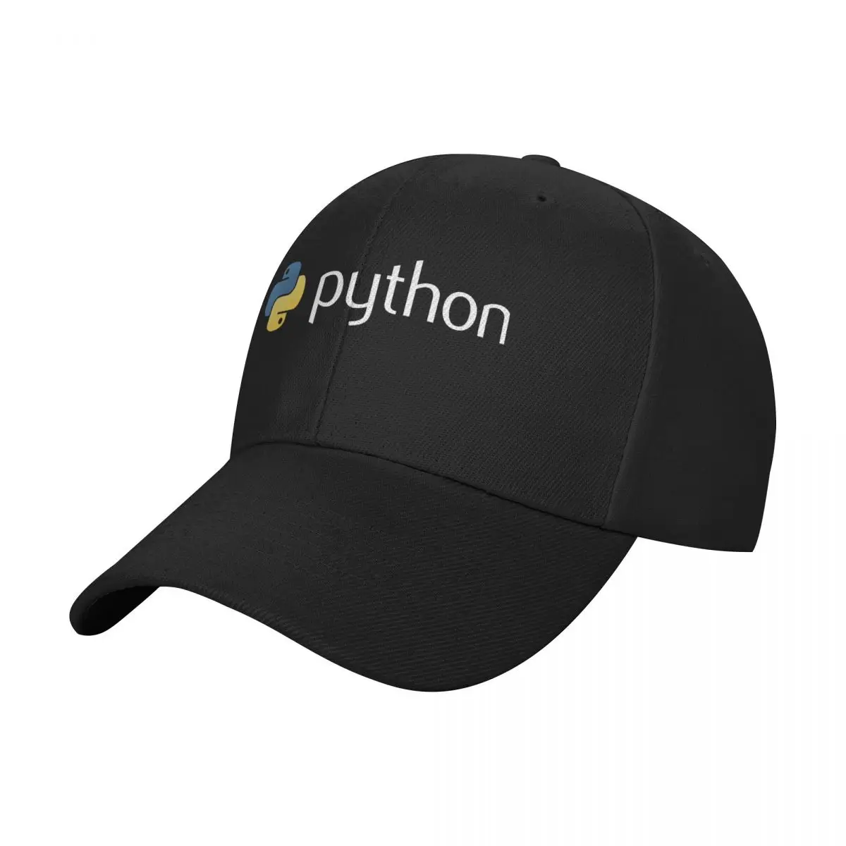 

Python Logo Letter Baseball Caps Solid Color Adjustable Leisure Caps Hat Outdoor Dust proof Curved Sun Visor Hat