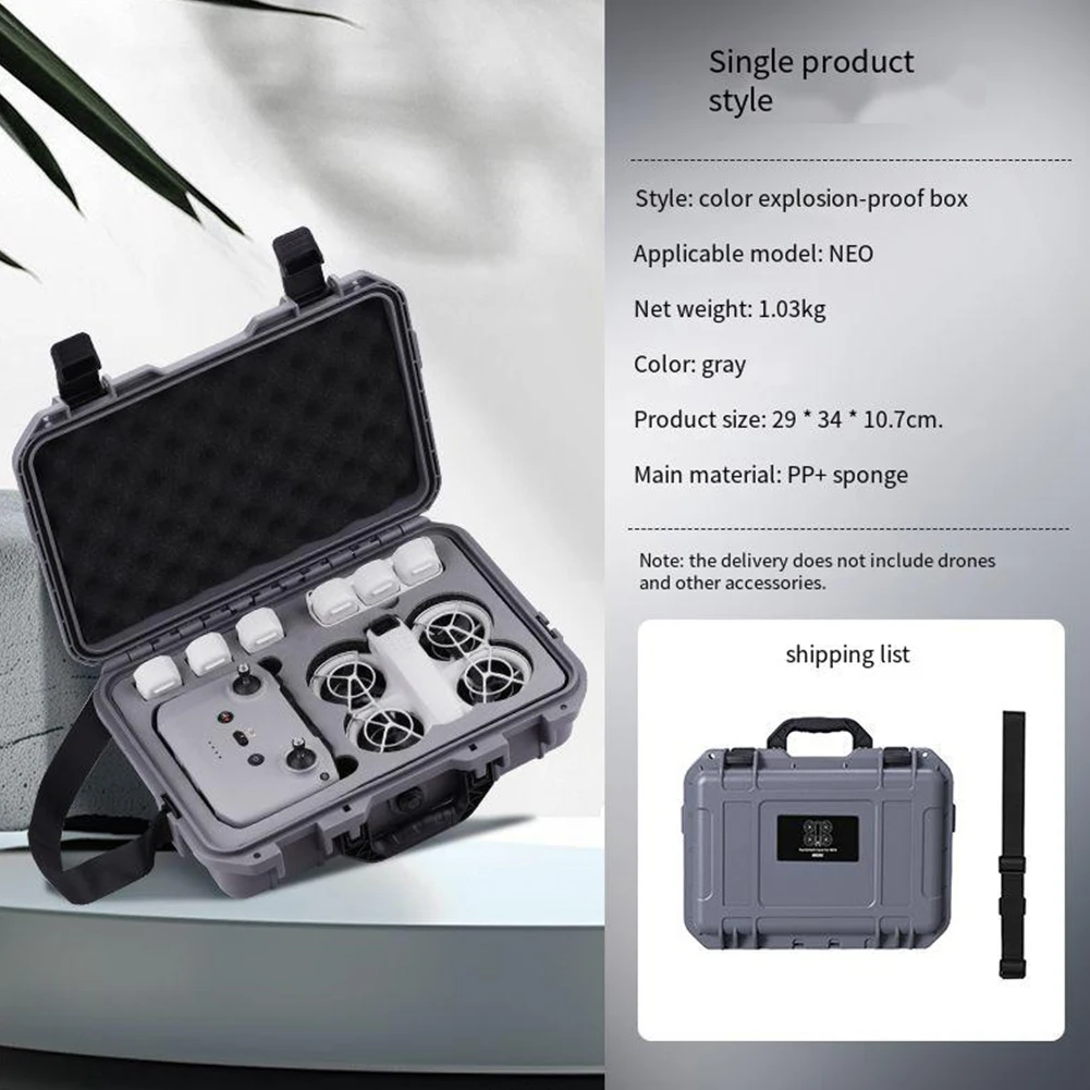 For DJI NEO Drone Explosion-Proof Case Hard Shell Box Waterproof Carrying Case Protector Suitcase For DJI Neo Protective Bag