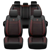 Housses de siège auto complètes, avant et arrière, universelles pour voiture, SUV, berline, fourgonnette, housses intérieures automobiles en tissu 1
