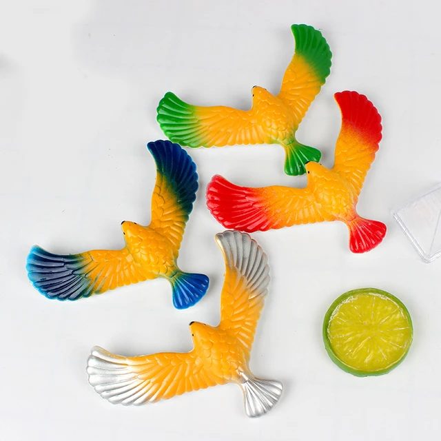 1PC Random Color Children Novelty Balance Eagle Bird Funny Learning Magic Box Balance Bird Montessori Toy Kids Gift 2
